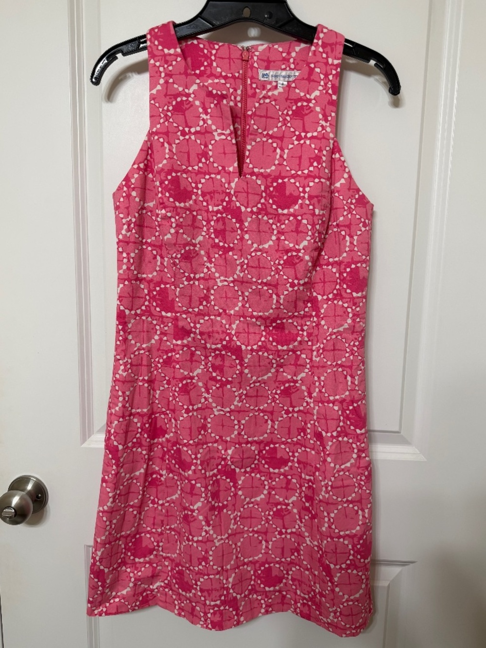 Southern Tide Patterned Pink Dress